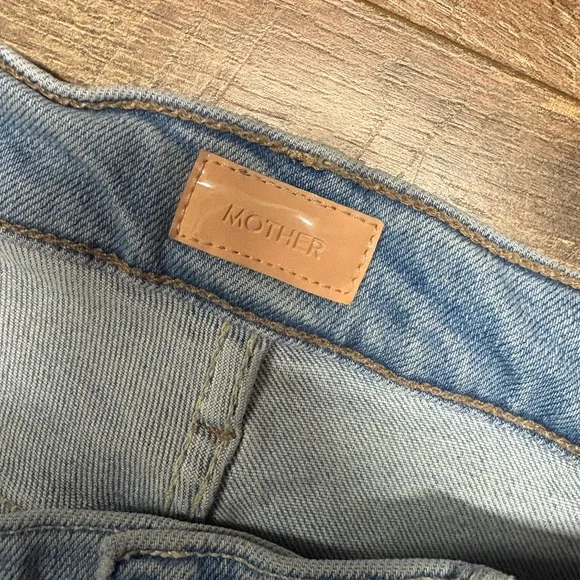 MOTHER The Hustler Ankle Cotton/Modal Blend Denim Jeans Size 30 - Picture 2 of 7